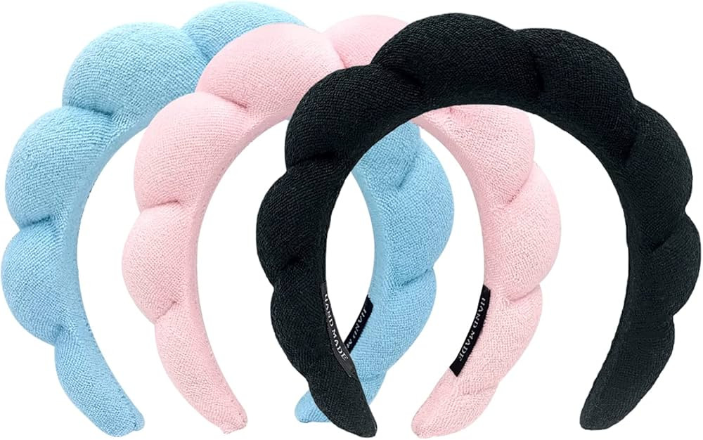 Mimi and Co Spa Headband for Women, Sponge Spa Headband for Washing Face, Makeup Headband Skincare H | Amazon (US)