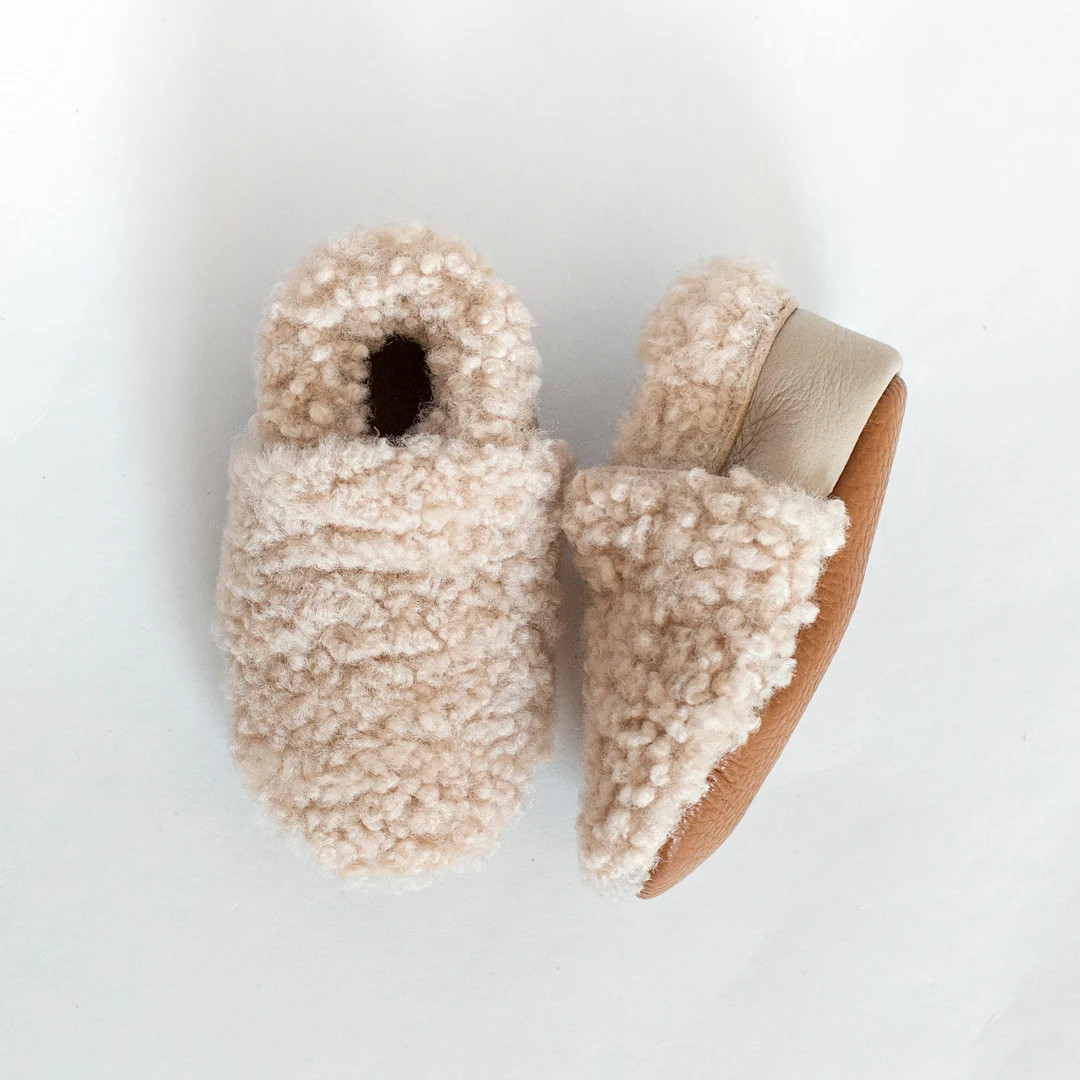 Winter Baby Moccasins, Genuine Italian Leather and Fur, Unisex Kids, Infant, Toddler, Newborn, Bo... | Etsy (US)
