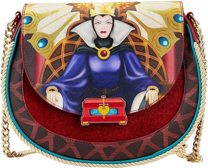 Loungefly Disney Snow White Queen Crossbody Bag | Snow White and the Seven Dwarfs Queen Throne Ad... | Amazon (US)