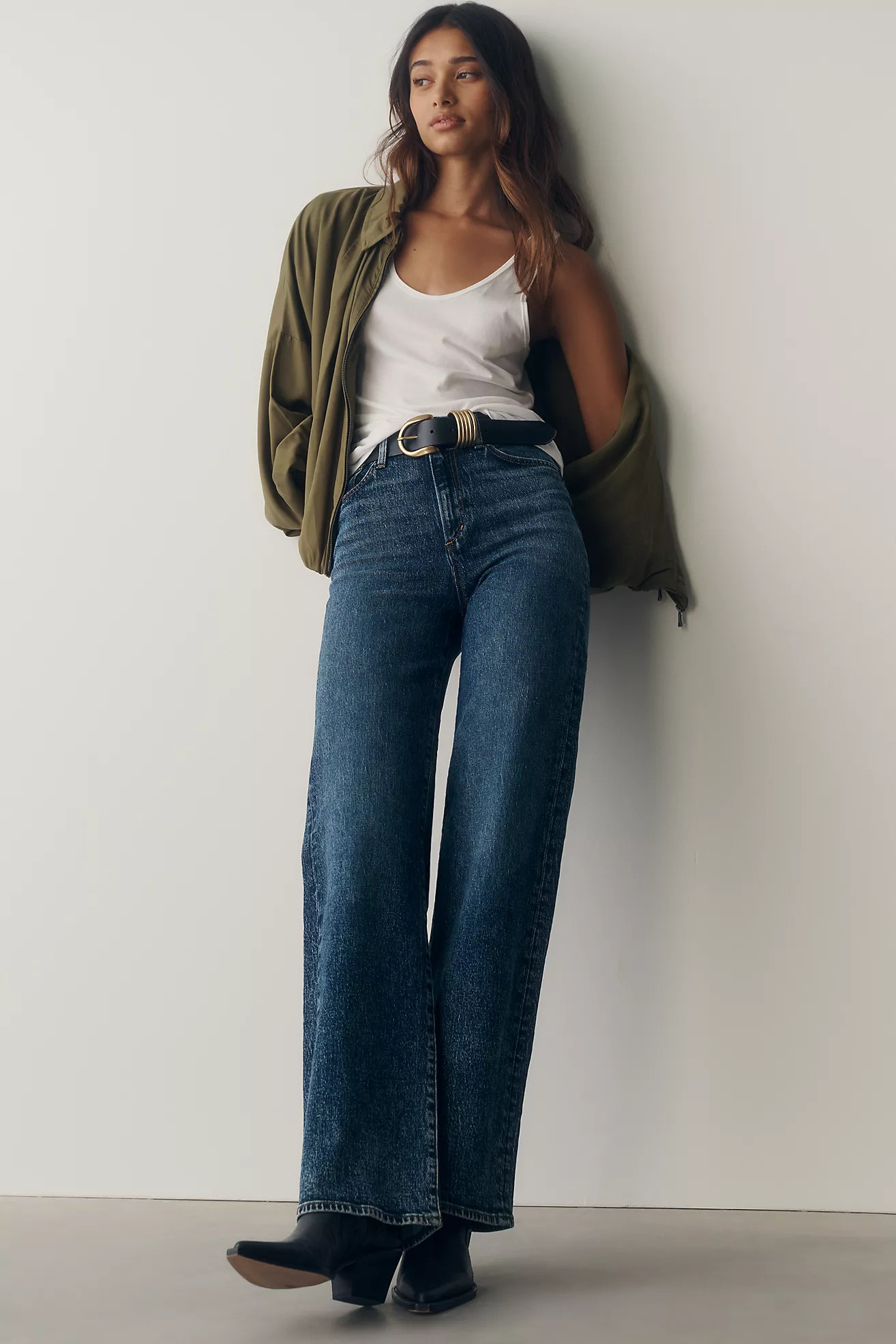 Joe's Jeans Mia High-Rise Wide-Leg Jeans | Anthropologie (US)