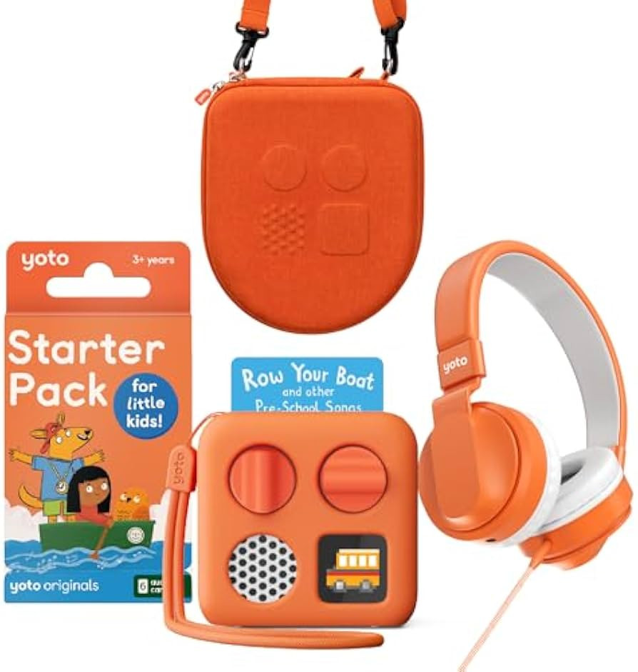 YOTO Mini Summer Travel Bundle for Kids - Screen-Free Audio Player, Starter Story Pack, Headphone... | Amazon (US)
