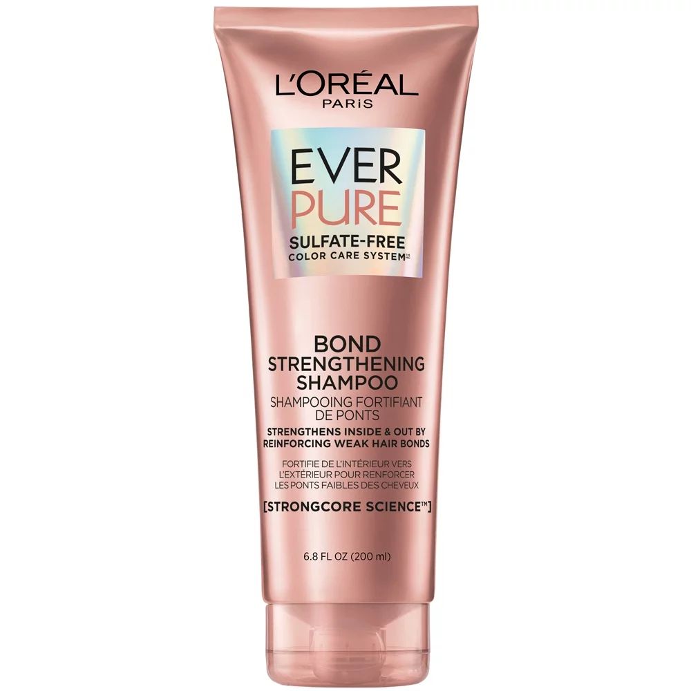 L'Oreal Paris EverPure Sulfate Free Bond Strengthening Color Care Shampoo, 6.8 fl. oz. - Walmart.... | Walmart (US)