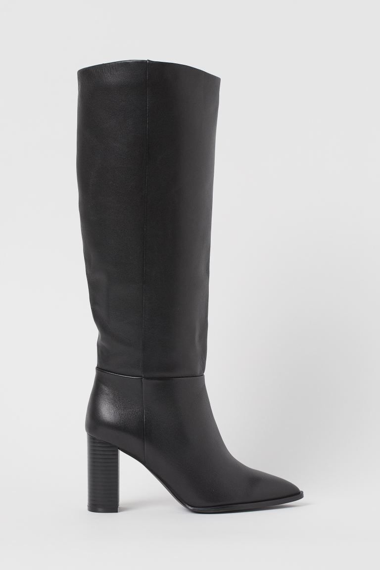 Knee-high Leather Boots | H&M (US)