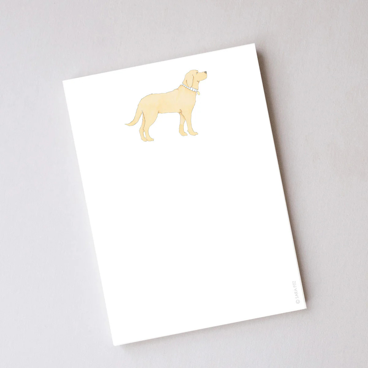 Golden Pup Notepad | Sara Fitz