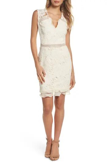 Women's Cooper St Lustrous Lace Sheath Dress | Nordstrom