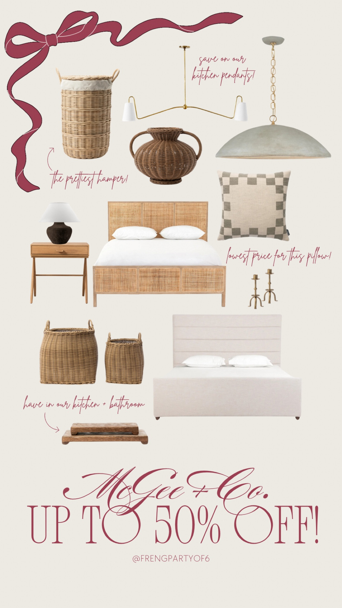 Amazing deal at McGee + Co! Up to 50% off! We own and love everything here! If there was one thing I’d have to buy again, it would be our laundry hamper and checkered pillow!

#LTKSaleAlert #LTKFindsUnder100 #LTKHome