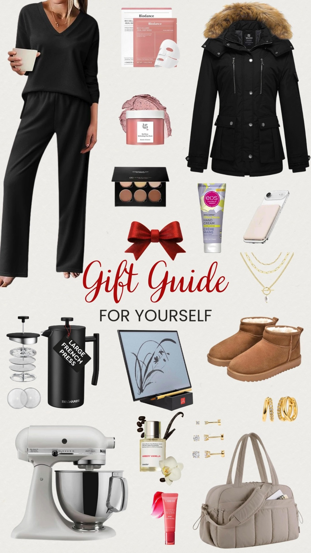 A gift guide made for you ✨ Cozy layers, everyday glam, and a few splurges you’ll use on repeat. Because sometimes the best gifts are the ones you give yourself. 

 #LTKGiftGuide