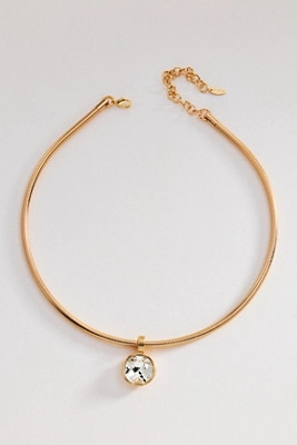 Crystal Pendant Statement Necklace | Anthropologie (US)