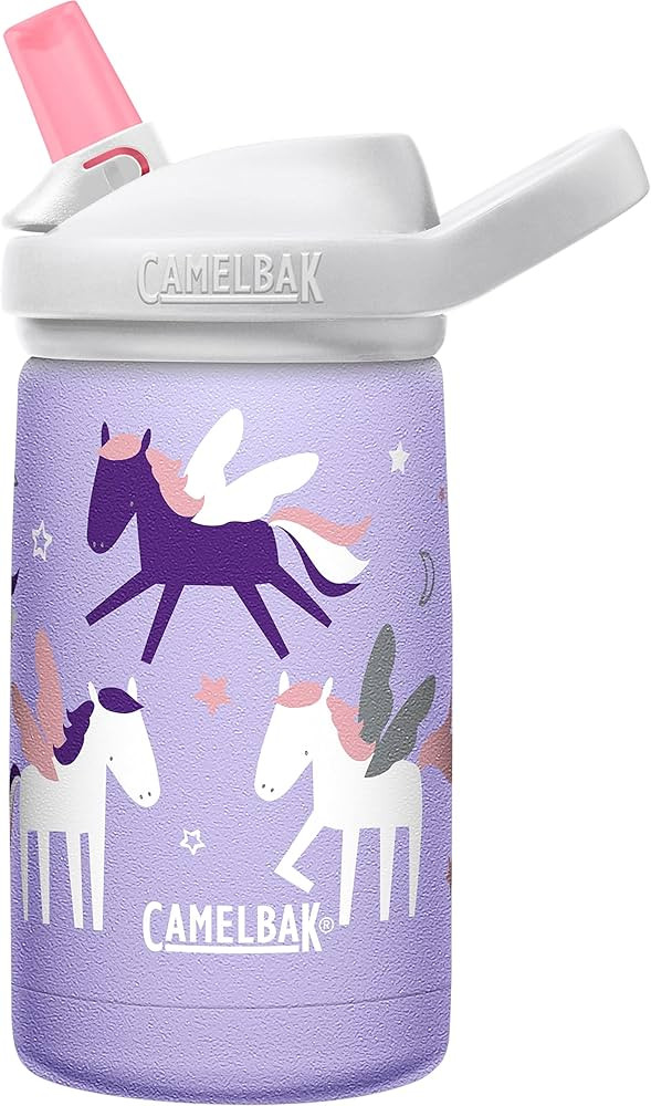 CamelBak Eddy+ Kids Water Bottle with Straw, Insulated Stainless Steel - Leak-Proof When Closed | Amazon (US)