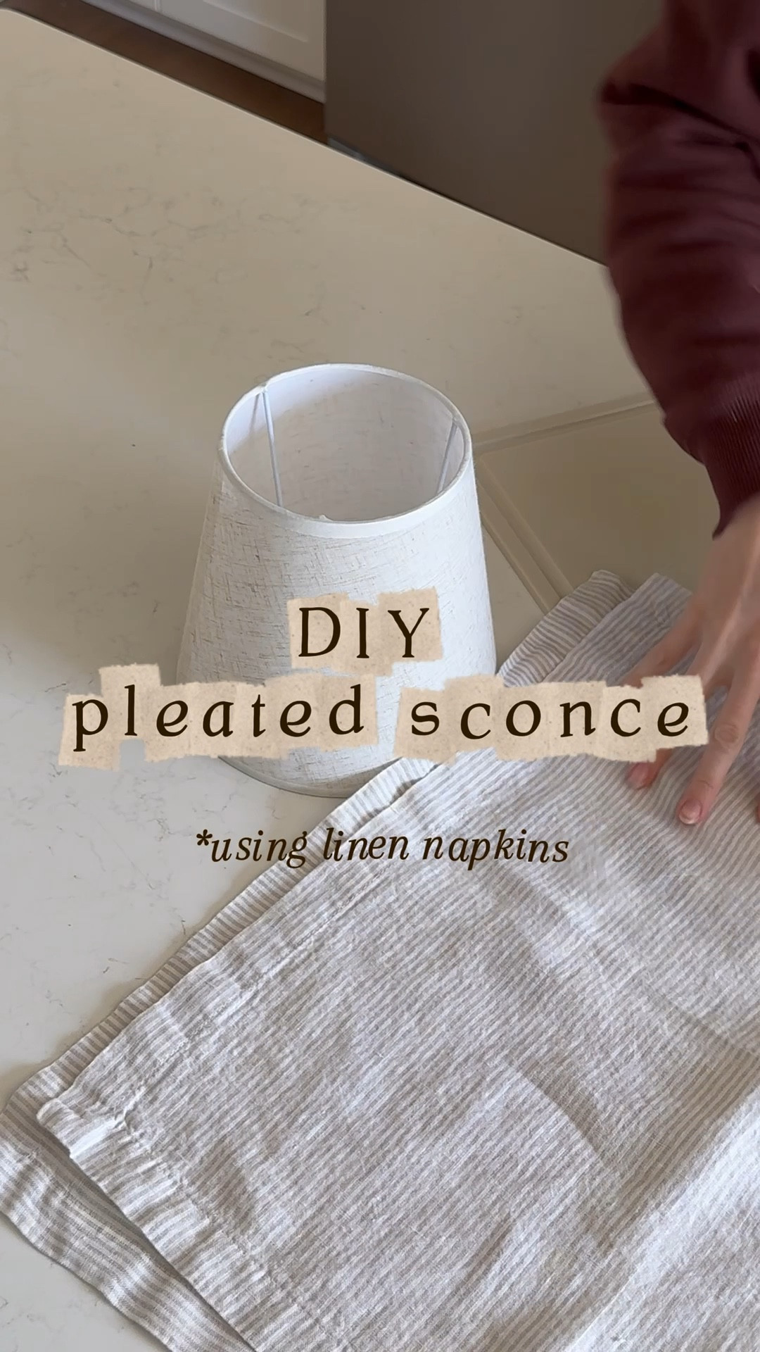 A beginner friendly, easy DIY pleated sconce using linen napkins! Lots of possibilities but sharing all that I did to create these for my daughter’s room! Part two coming soon!

Get the look for less by doing this DIY!

#LTKmomlife #LTKHome #LTKKids