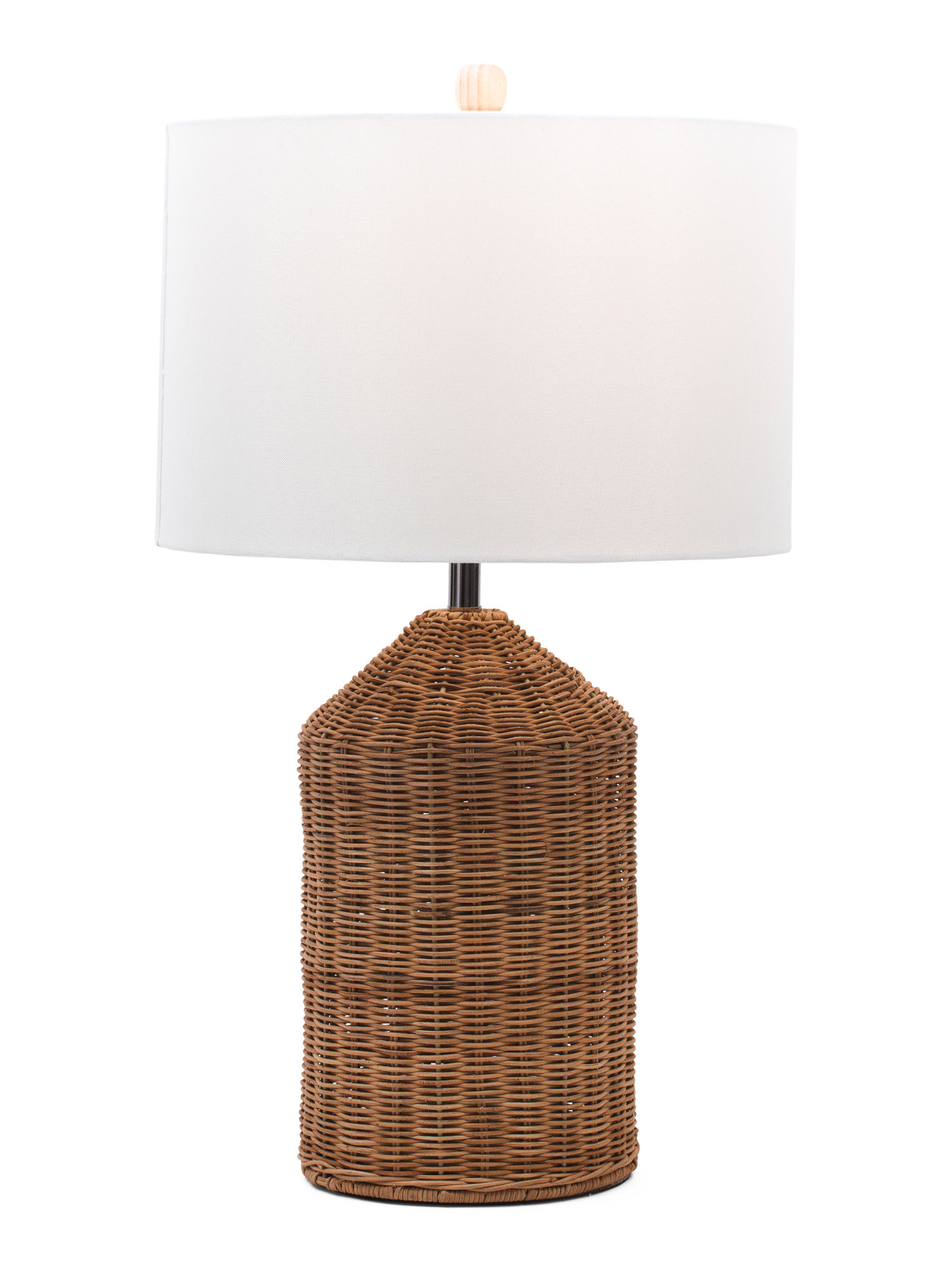 Rattan Lamp With Harp Shade | TJ Maxx