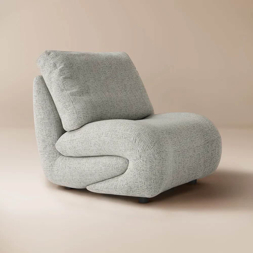 Elysian 32" Linen Accent Chair | Hernest