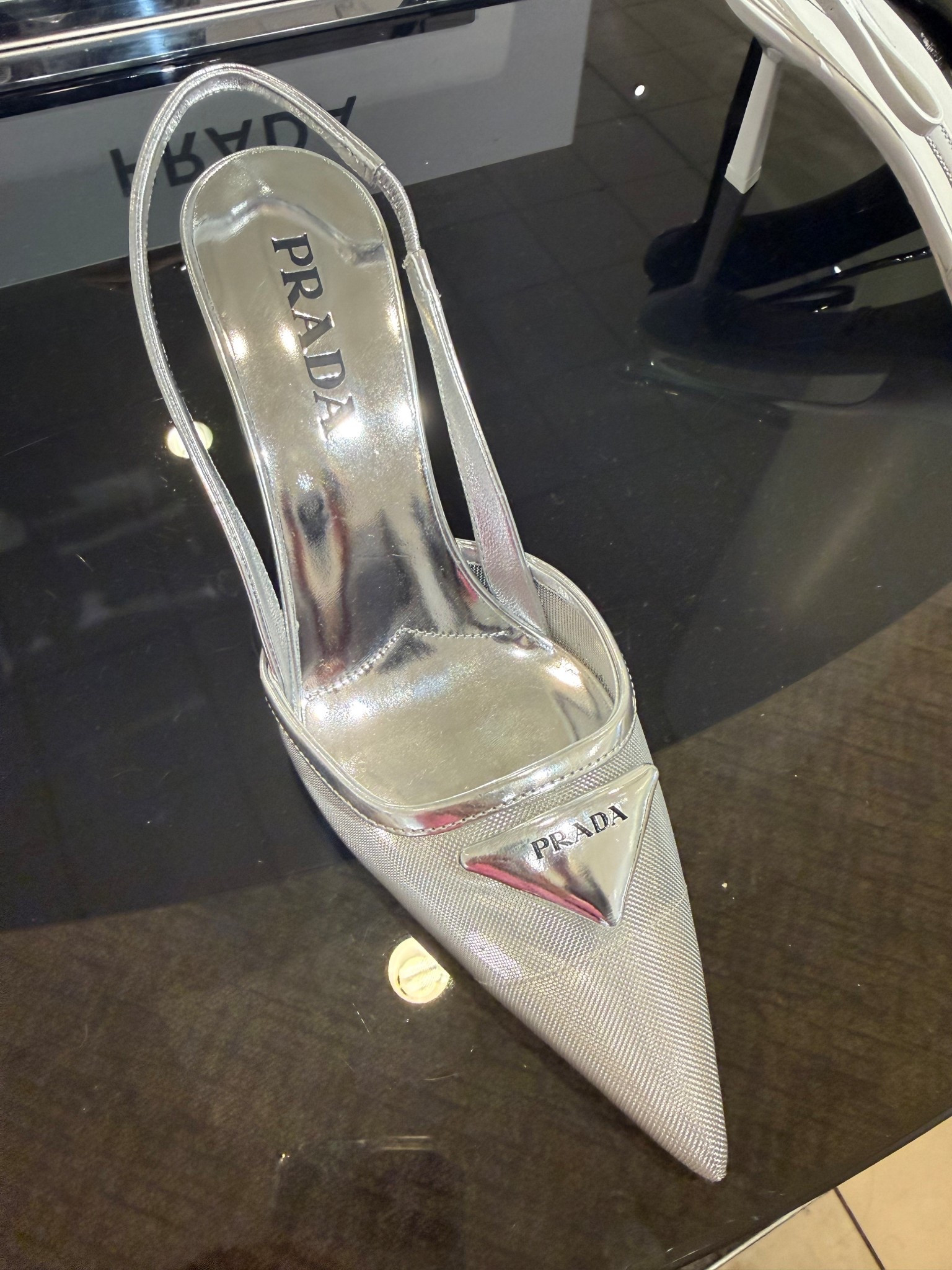 How stunning are these Prada heels  