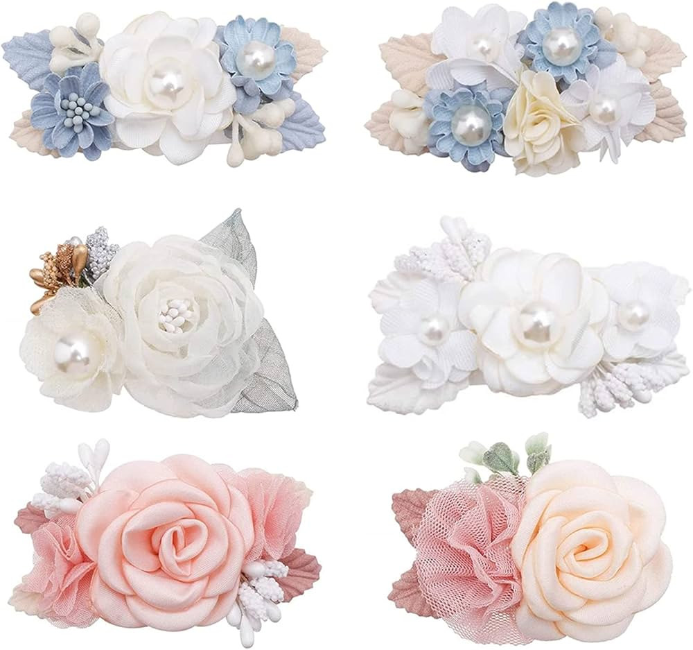Flower Hair Clip BFNAAgirl Baby Girl Hair Bows Exquisite Hair Accessories Alligator Clips for Inf... | Amazon (US)