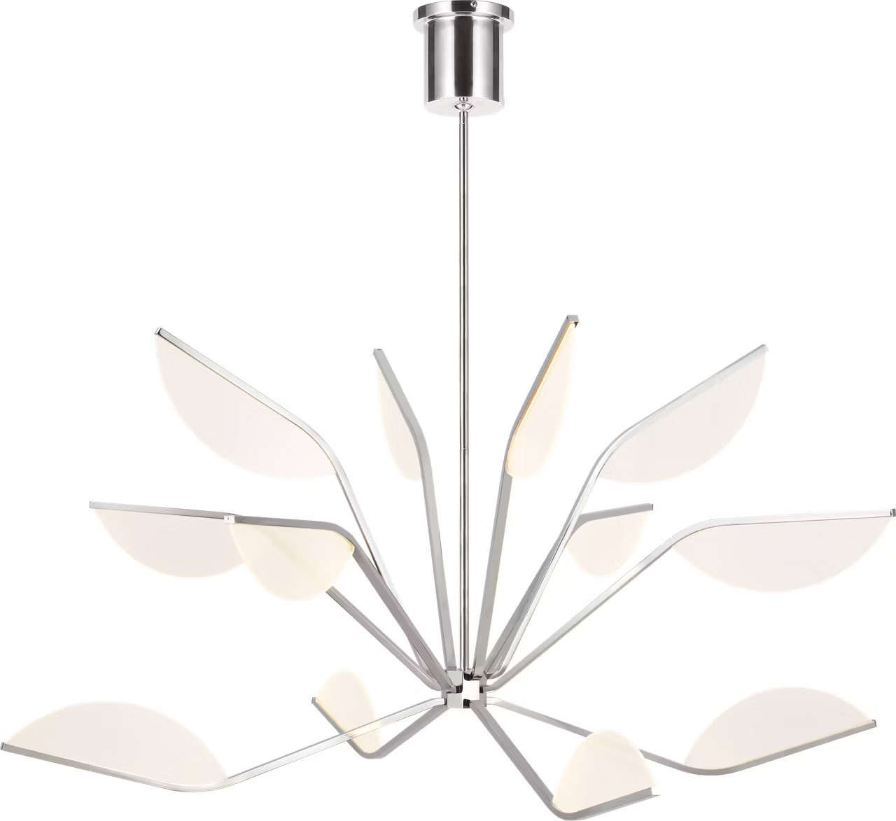 Belterra 48 Chandelier 48" Diameter polished nickel 3000K 90 CRI integrated led 90 cri 3000k 120vVisual Comfort | Visual Comfort