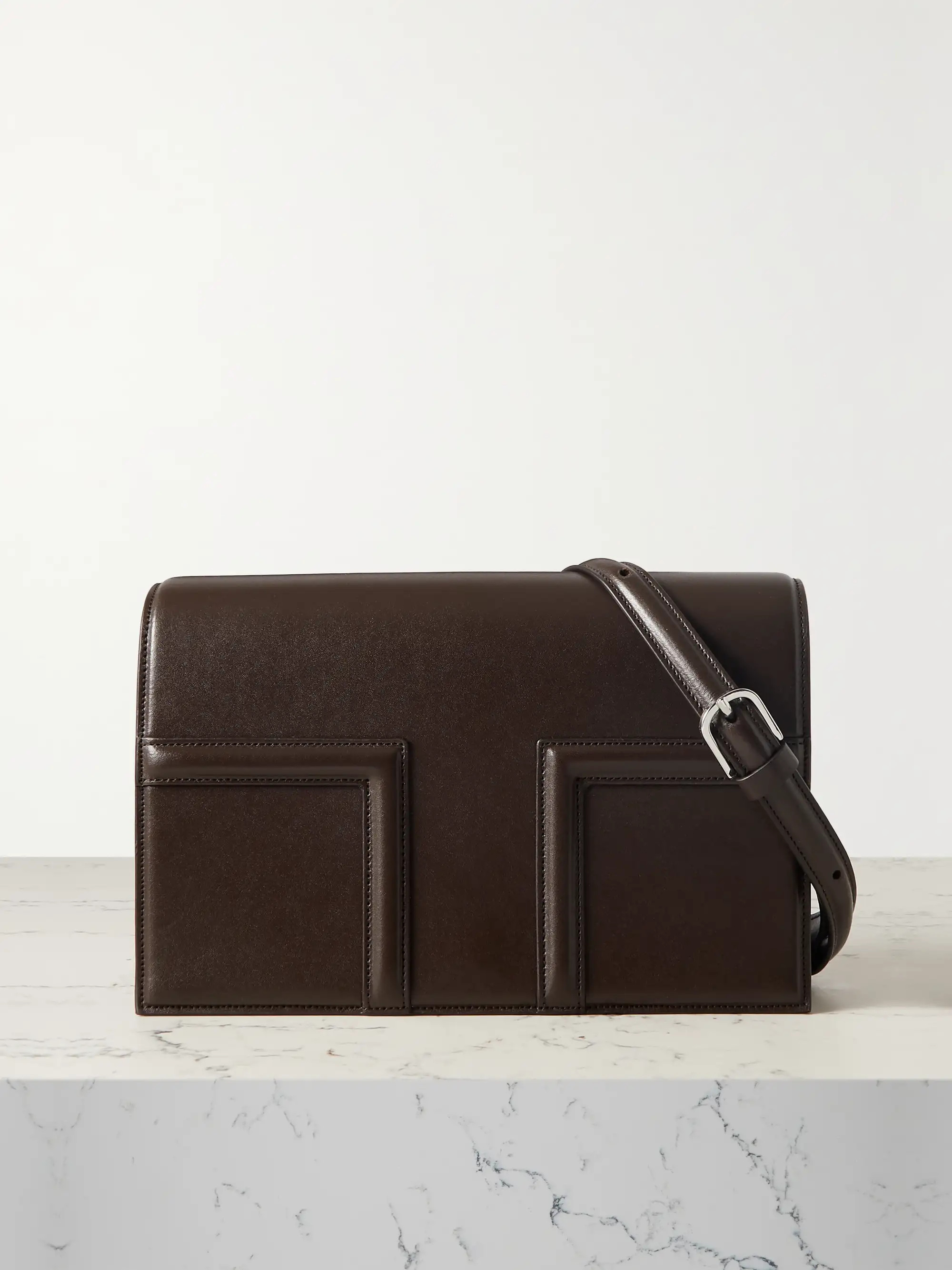 T-Flap leather shoulder bag | NET-A-PORTER (US)