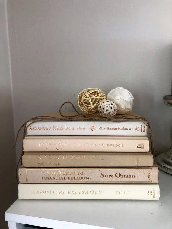 Bookshelf decoration coffee table books book stack decor | Etsy | Etsy (US)