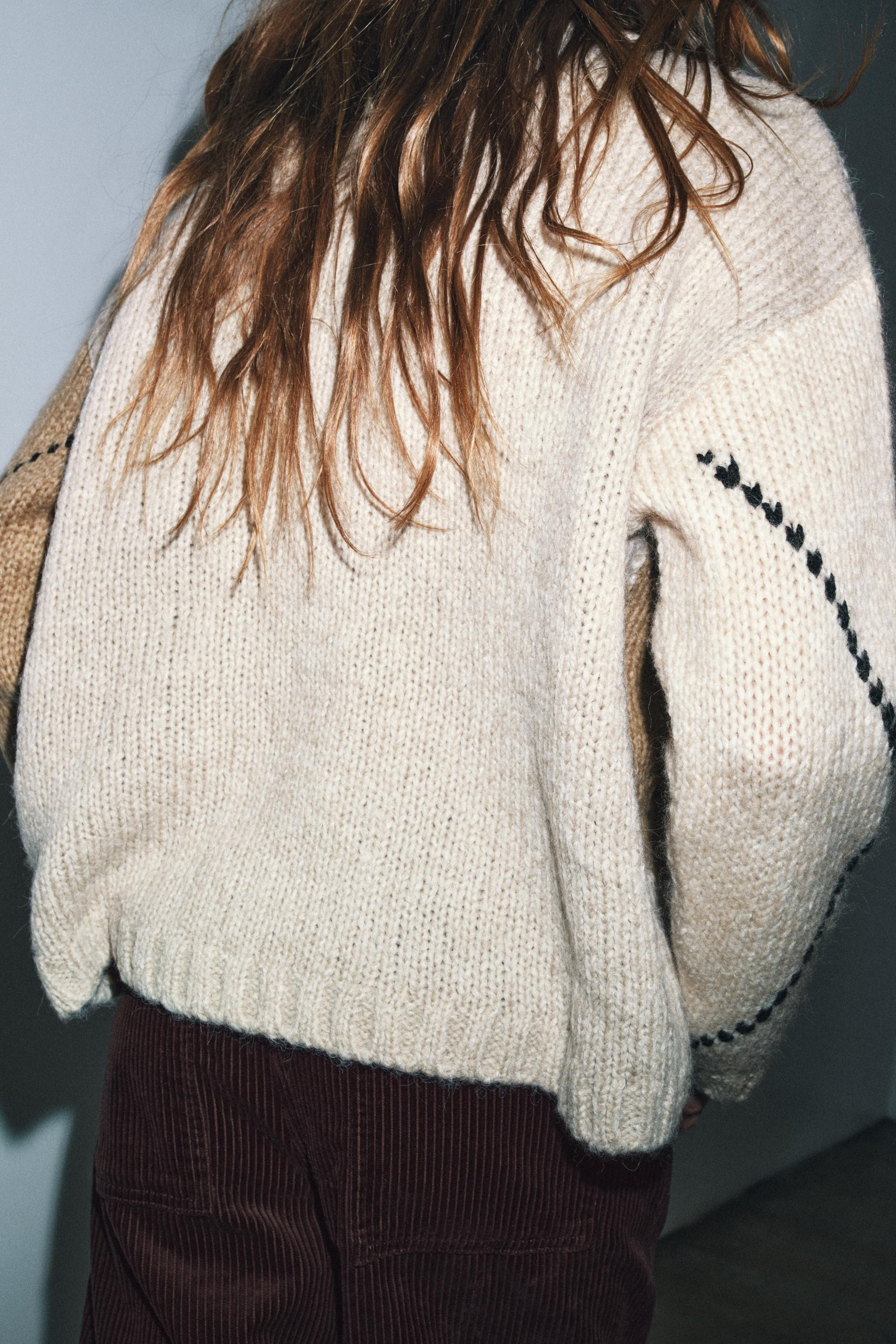 DIAMOND KNIT JUMPER | Zara UK