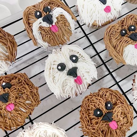 Create these adorable puppy face cupcakes #baking #birthdayparty #kidsbirthday #puppypawty

#LTKunder50 #LTKunder100 #LTKkids