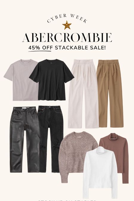 CODE AFCHAMP // Abercrombie HUGE stackable 45% off sale happening! All of my Fall/Winter staples! Size M/29

Gifts for her, gifts for the trendsetter, gifts for mom, gifts for sister, gifts for friend, holiday gift guide for her, 2022 gift guide, 2022 holiday gift guide, cyber week deal, Abercrombie staples, Abercrombie outfit

#LTKCyberweek #LTKGiftGuide #LTKHoliday