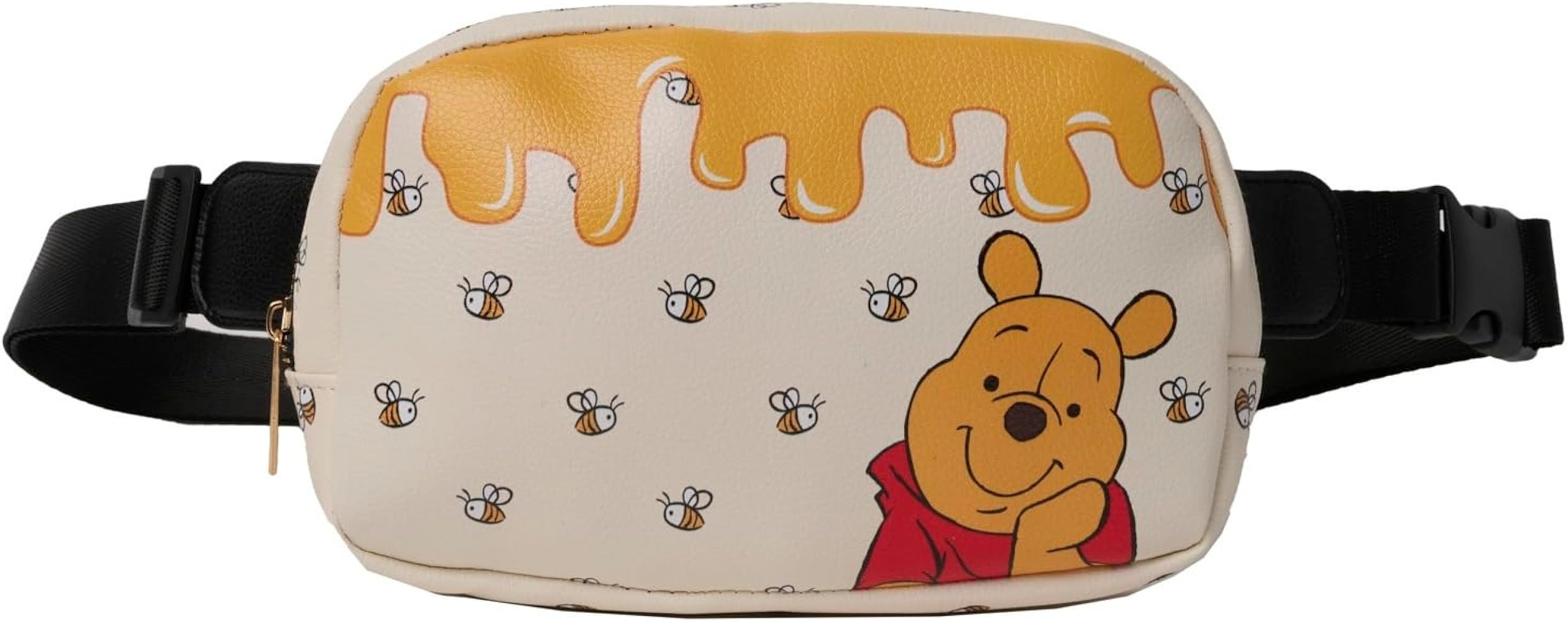 Womens Disney Belt Bag Crossbody Fanny Pack Waist Bag (Pooh White) | Amazon (US)