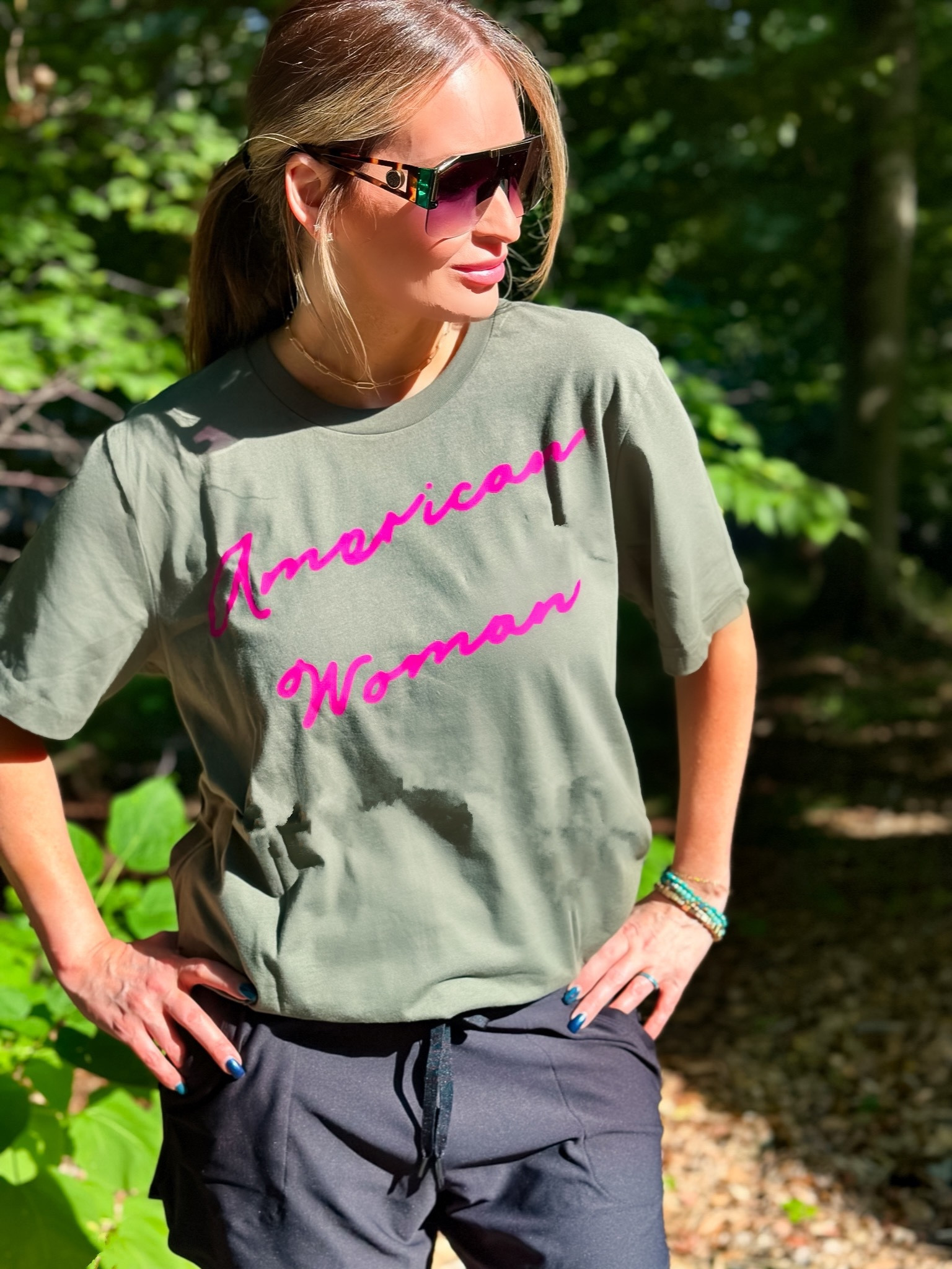 𝐀𝐦𝐞𝐫𝐢𝐜𝐚𝐧 𝐖𝐨𝐦𝐚𝐧! 💗💗💗

@sassyqueenboutique has done it again! Seriously, these new designs will be on repeat!! 𝑰 𝒍𝒐𝒗𝒆 𝒊𝒕!! 
You have to check out all the new designs!! Perfect for back to school! Teachers, students, AND parents! Treat yourself!

🔗Head to my stories and click the link to check them out!! 

🏷️ Use my code 𝐍𝐨𝐧𝐧𝐢𝐞𝟏𝟎 and SAVE on your favorites!! 
✨
🤍
✨
🤍
✨You can also Shop my LTK ➡️
www.liketoknow.it/NonnieIsMyName 

How to shop my looks!
✨Download the FREE LIKEtoKNOW.it app
✨Follow me: nonnieismyname ✨Screenshot any photo for instant access to my LTK finds!

#influencer #bloggersofinstagram #graphictee #sassyqueen #sale 
 #LTK #fashioninsta #fashion #fashionover40  #Model #instagood   #Instablogger #hair #petitestyle #trends #classics #iconic #ootd #dailyinspo #westernstyle #vintagetee #marilynmonroe #sale #musthave #newlaunch #teacherfashion #studentfashion #parentfashion 

#LTKstyletip #LTKBacktoSchool #LTKunder50