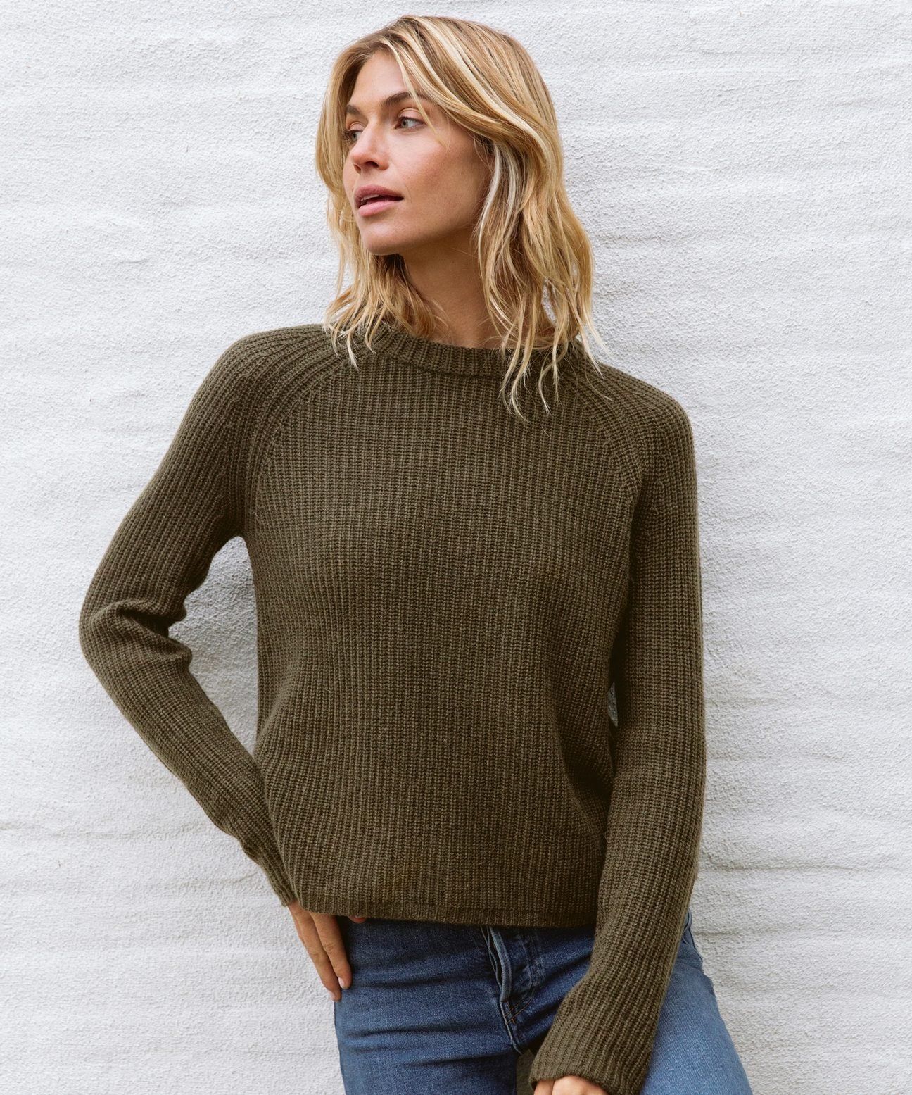 Cashmere Fisherman Sweater | Jenni Kayne