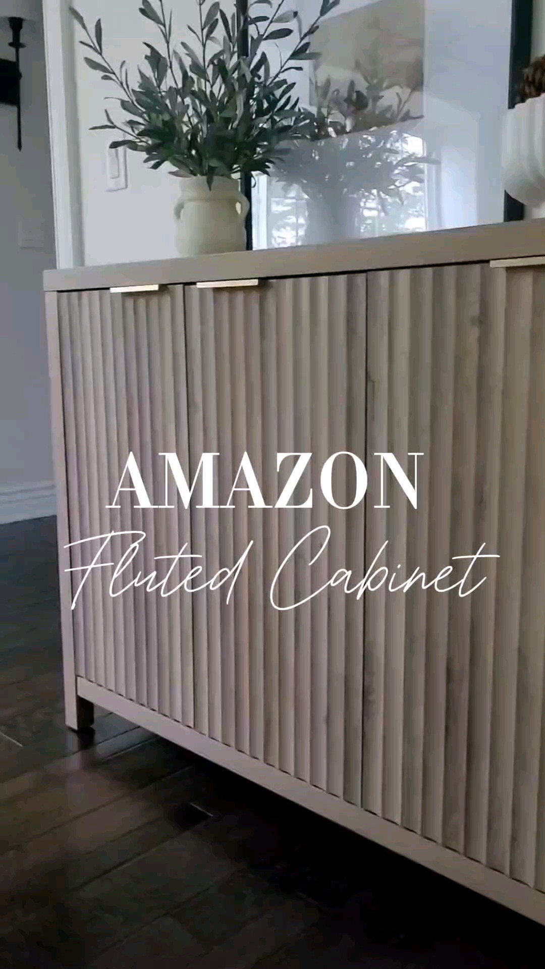 Absolutely adore this Amazon fluted cabinet in my living room - is the perfect storage cabinet for children's books,  puzzles,  board games,  and more. It works as a great entryway console table too! 

#LTKWatchNow #LTKHome #LTKStyleTip