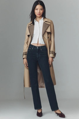 DL1961 Halle High-Rise Straight-Leg Jeans | Anthropologie (US)