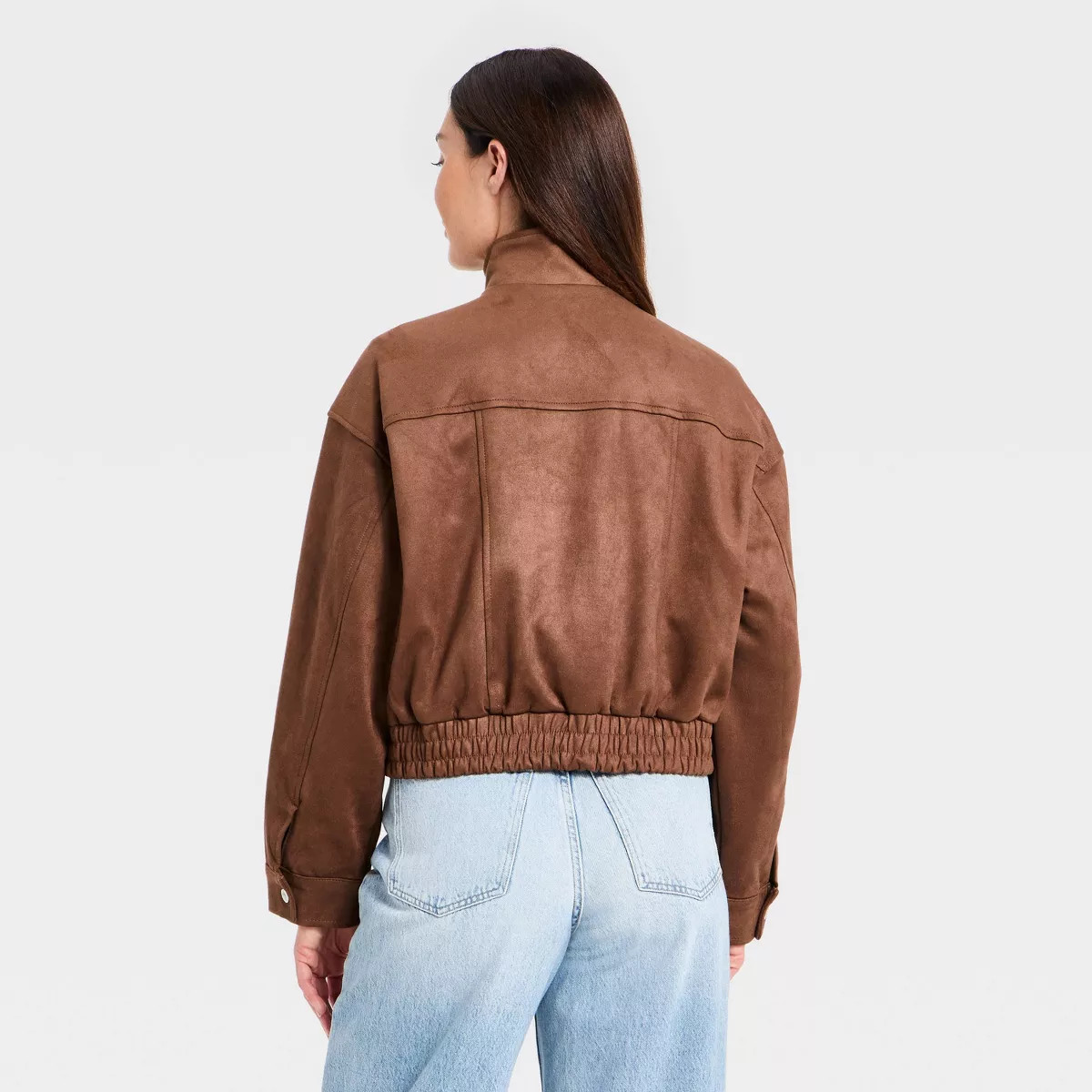 Women's Suede Fashion Jacket - Universal Thread™ Rust | Target