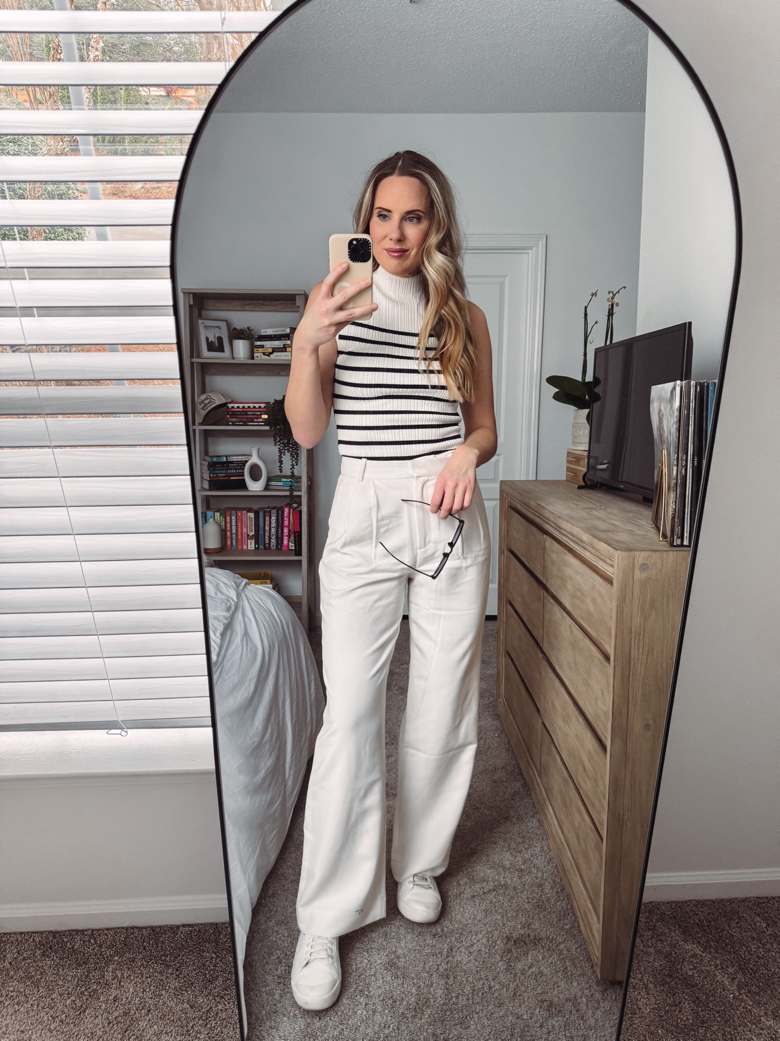 Ok literally why is this the perfect fit for a Europe vacay…packing this for my trip to Italy in just a couple of weeks! Eek! I’m in LOVE y’all!😍 

Top: Small
Bottoms: 28L

#LTKstyletip #LTKworkwear #LTKeurope