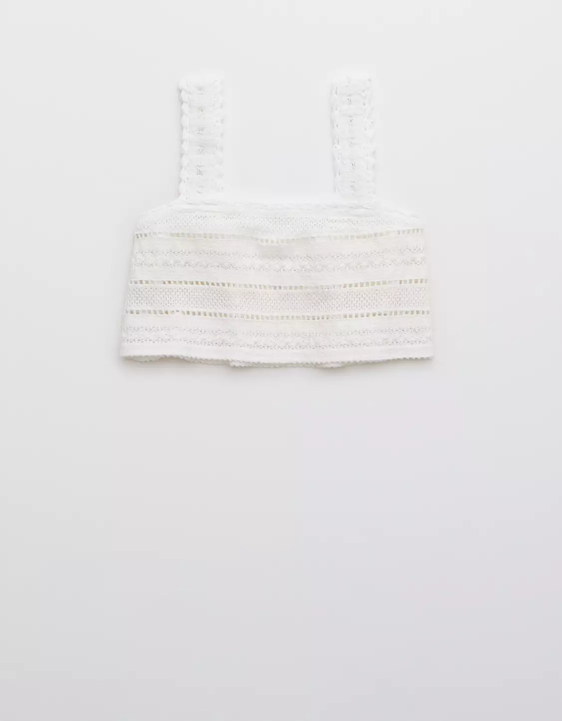 Aerie Textured Lace Tank Top | American Eagle Outfitters (US & CA)