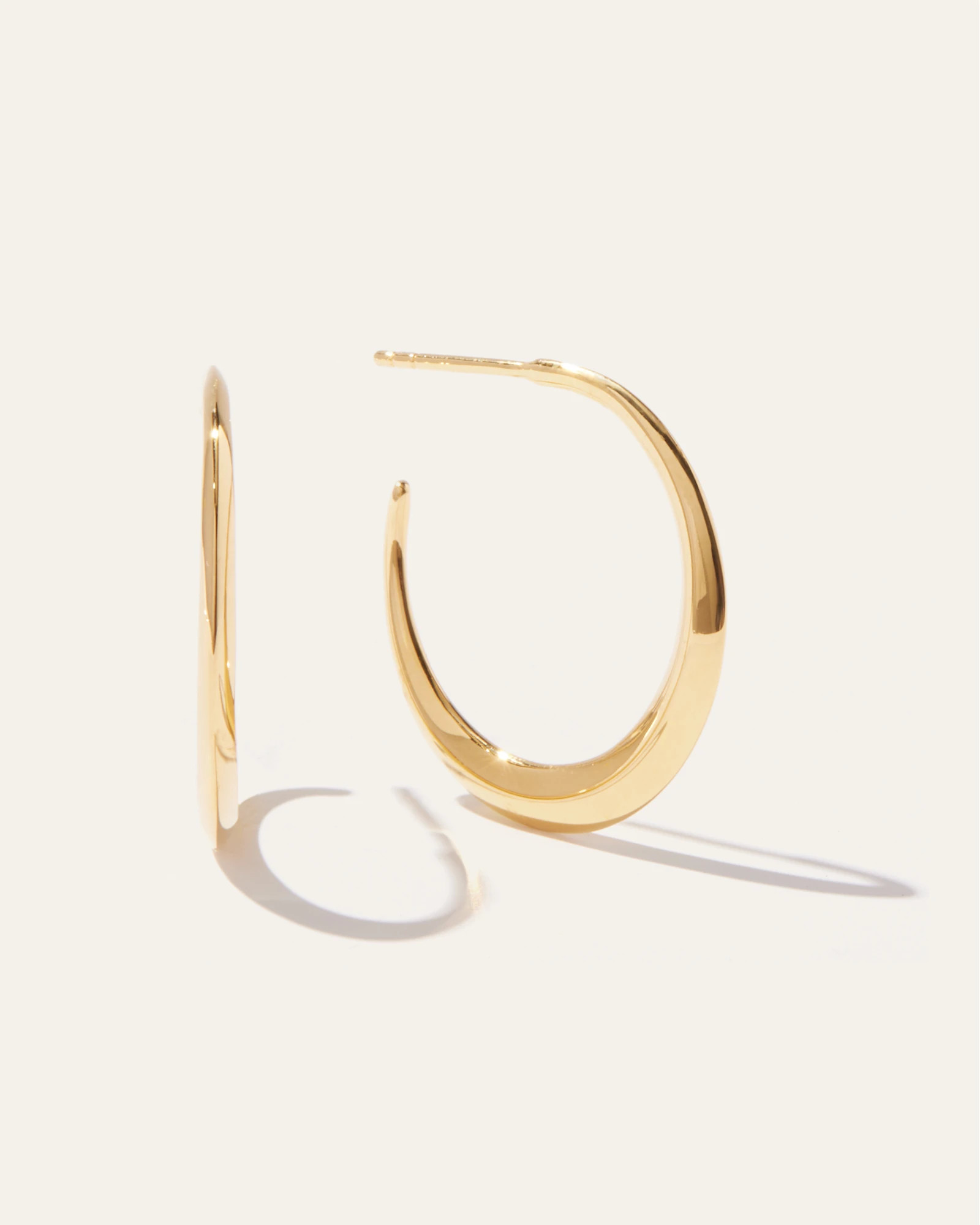 Quince | Women's Dress Up Hoop Earrings Earrings in Gold Vermeil | Quince