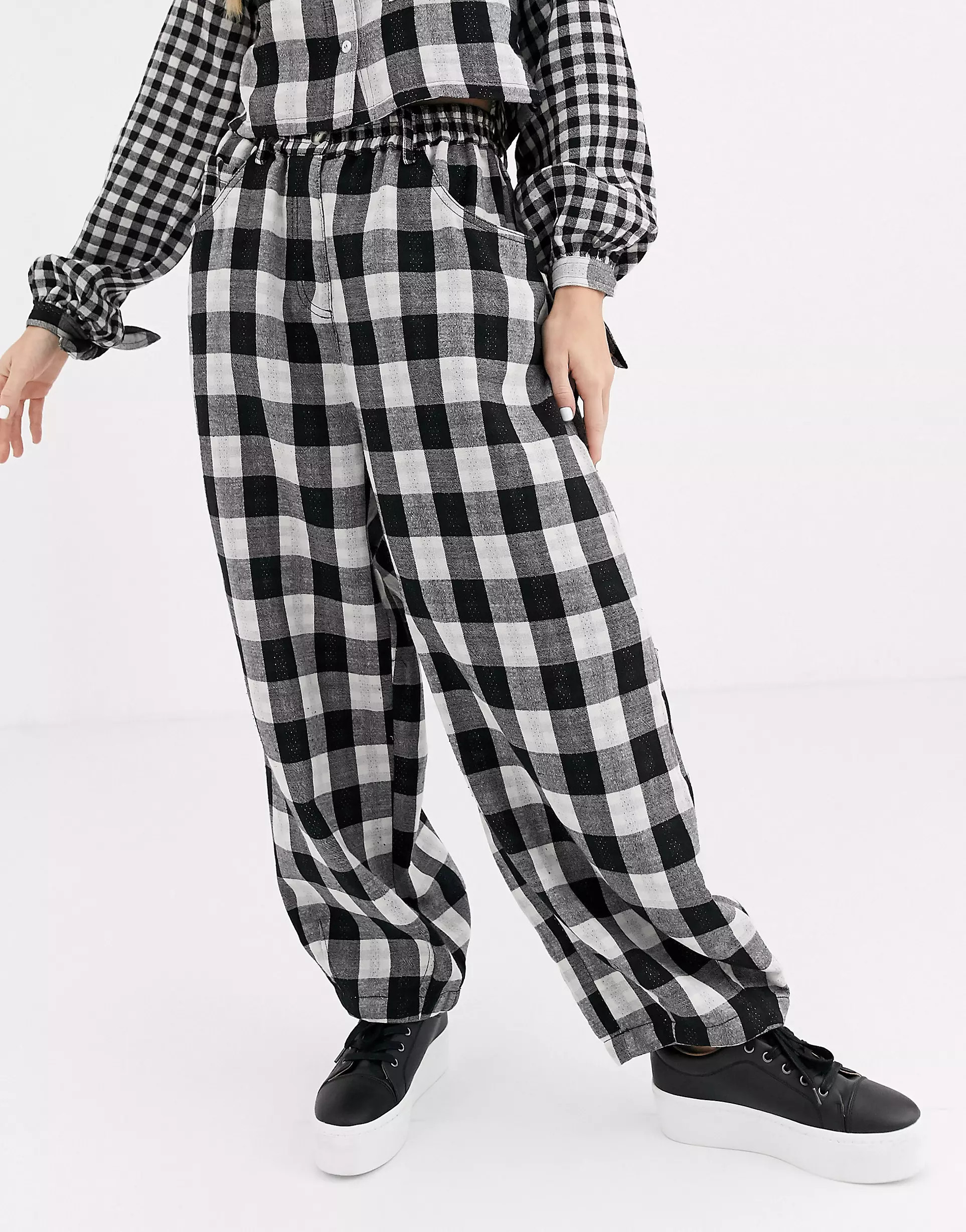 L.F.Markey Fat Boys gingham cropped trousers | ASOS (Global)