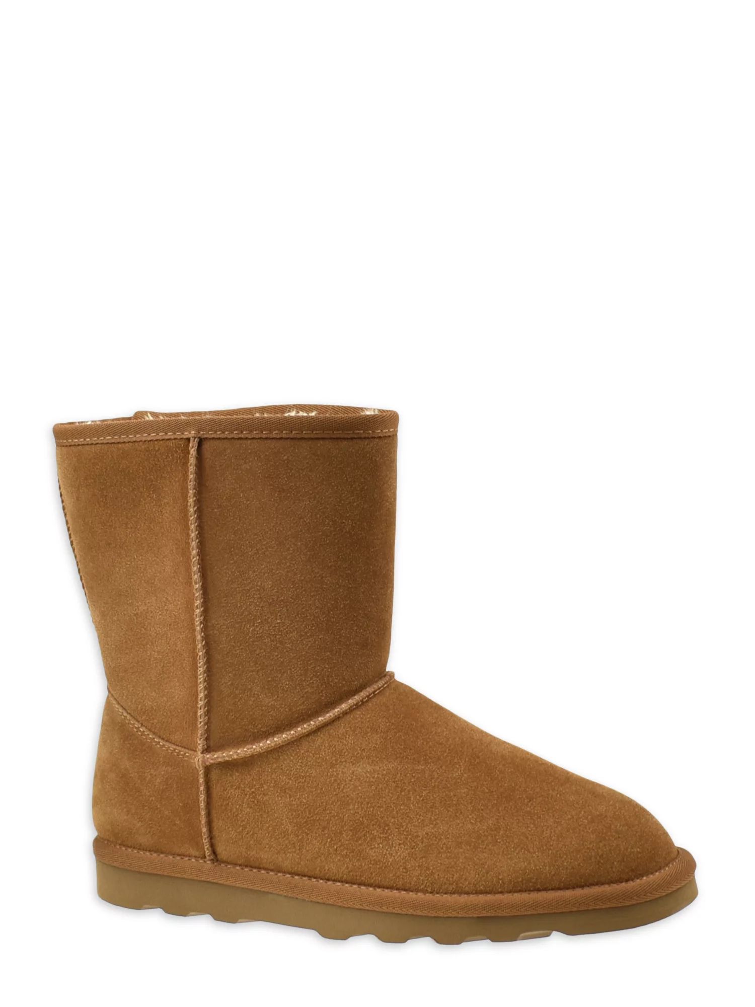 Time and Tru Women's Genuine Suede Boot (Wide Width Available) - Walmart.com | Walmart (US)