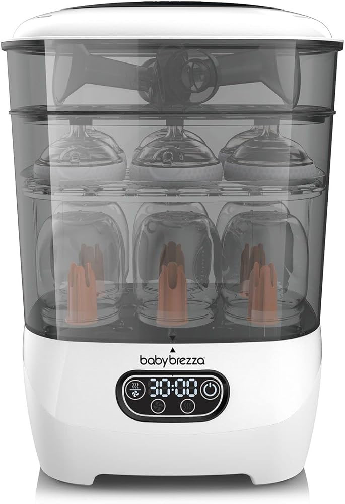 Baby Brezza Baby Bottle Sterilizer and Dryer Advanced – Electric Steam Sterilization Machine ... | Amazon (US)