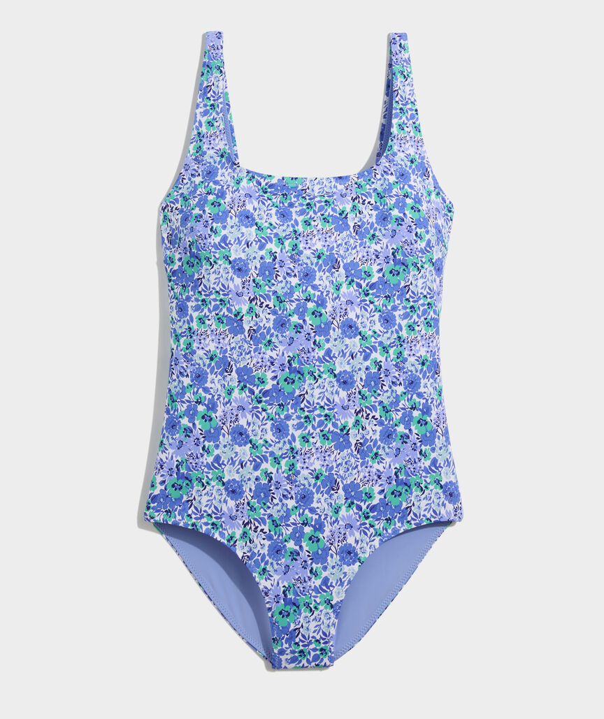 Sanibel Scoop Neck One-Piece | vineyard vines