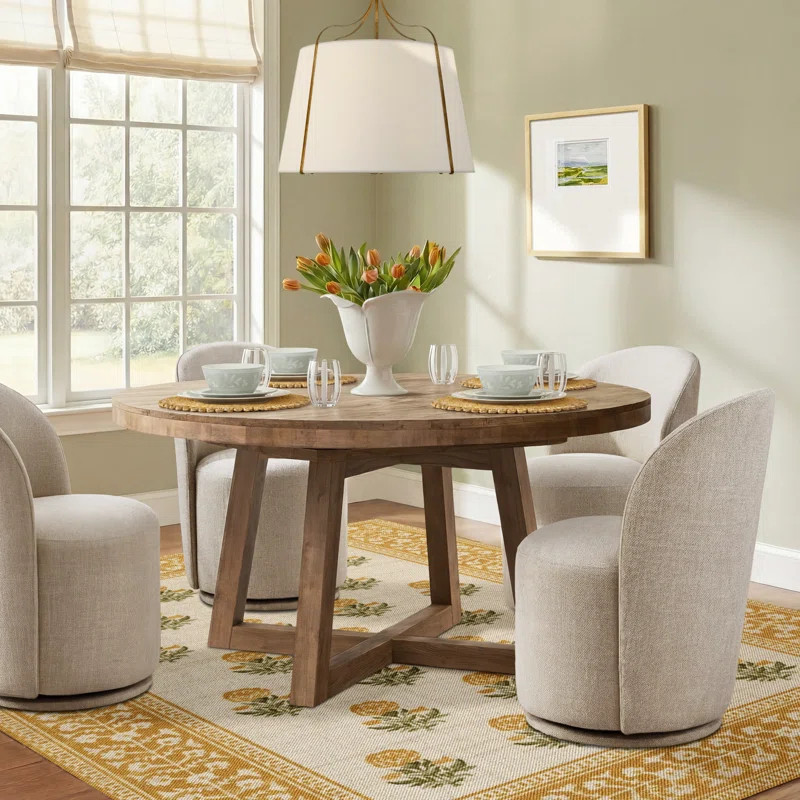If cozy elegance had a look… this would be it 🤍 These Birchlane dining tables are pure perfection for a calm, inviting space ✨
#birchlanefinds #cozyelegance #ltkhomeinspo #neutralhome #diningroomvibes #homeaesthetic #interiorgoals #cozyliving #ltkdecor 

 #LTKSeasonal #LTKHome #LTKSaleAlert