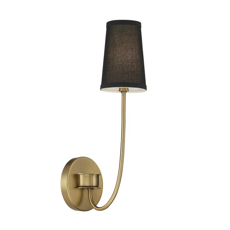 Trade Winds Diana 1 Light Wall Sconce in Natural Brass | Walmart (US)