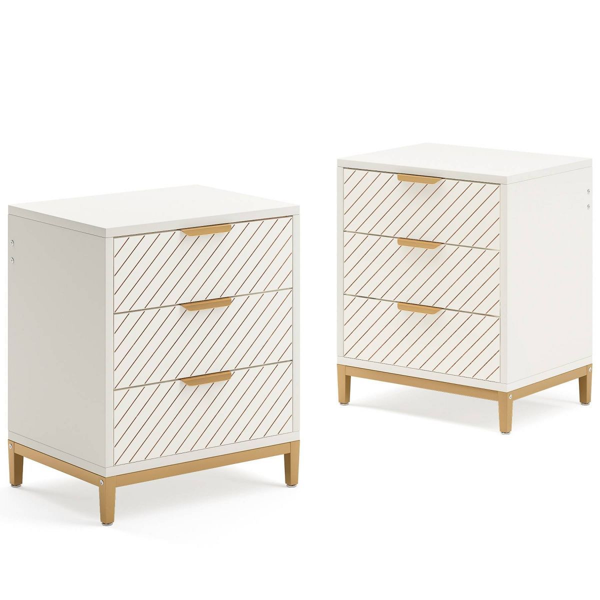 Tribesigns Wooden 3 Drawers Nightstand | Target