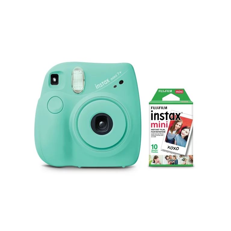 Fujifilm Instax Mini 7+ Camera - Seafoam Green - Walmart.com | Walmart (US)