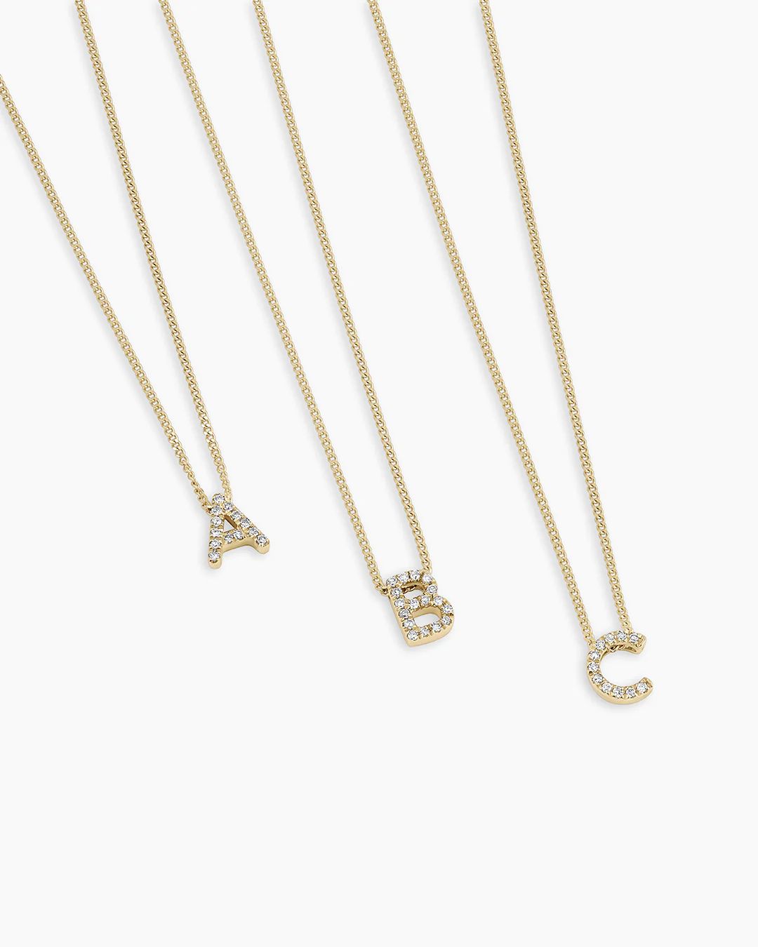 Diamond Alphabet Necklace | Gorjana
