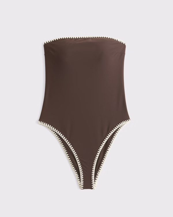 Women's A&F Marina One-Piece Swimsuit | Women's New Arrivals | Abercrombie.com | Abercrombie & Fitch (US)
