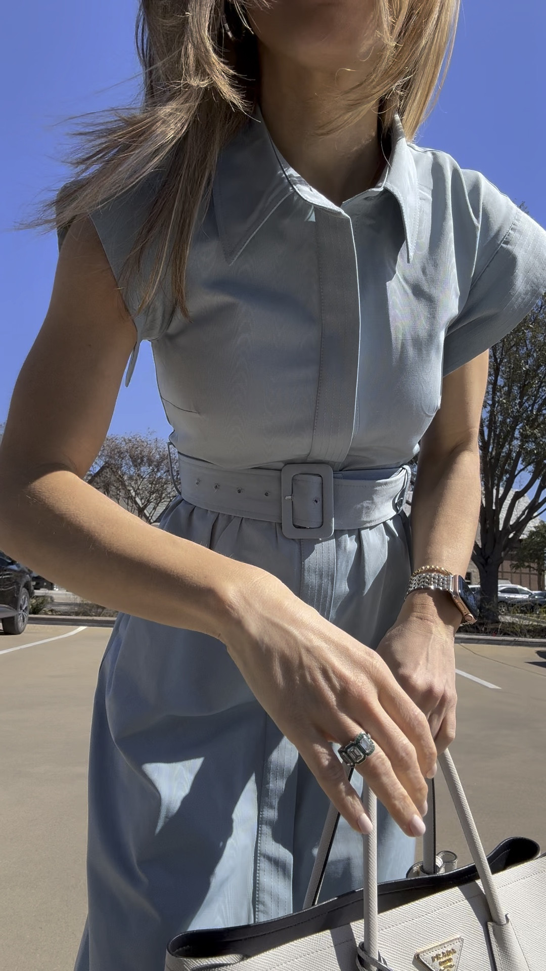 Wearing size XXS in dress for reference 