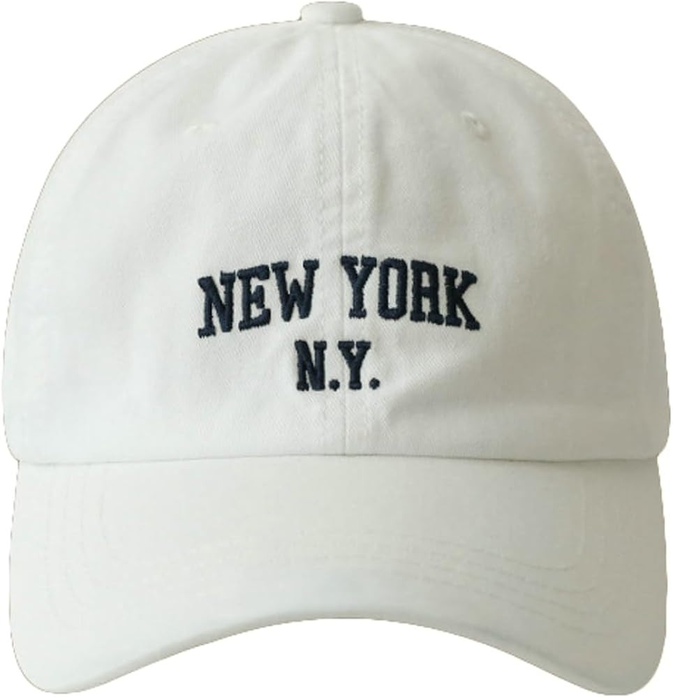 Unisex New York Embroidery Baseball Cap for Woman Men Cotton Trucker Dad Hat with Adjustable Buck... | Amazon (US)