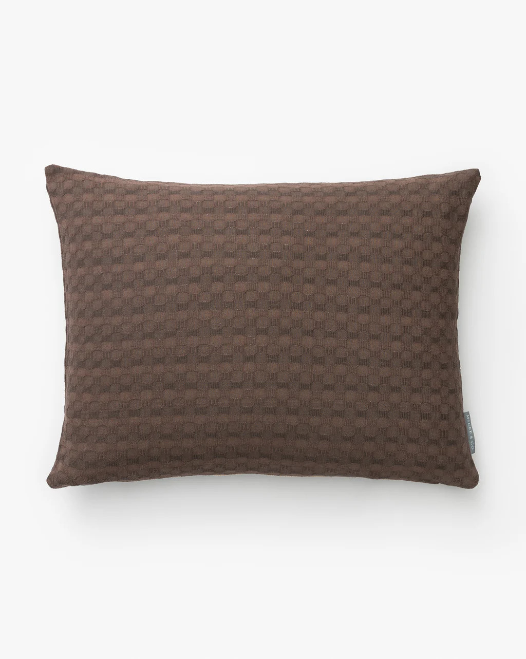 Vintage Brown Waffle Pillow Cover No. 3 | McGee & Co.