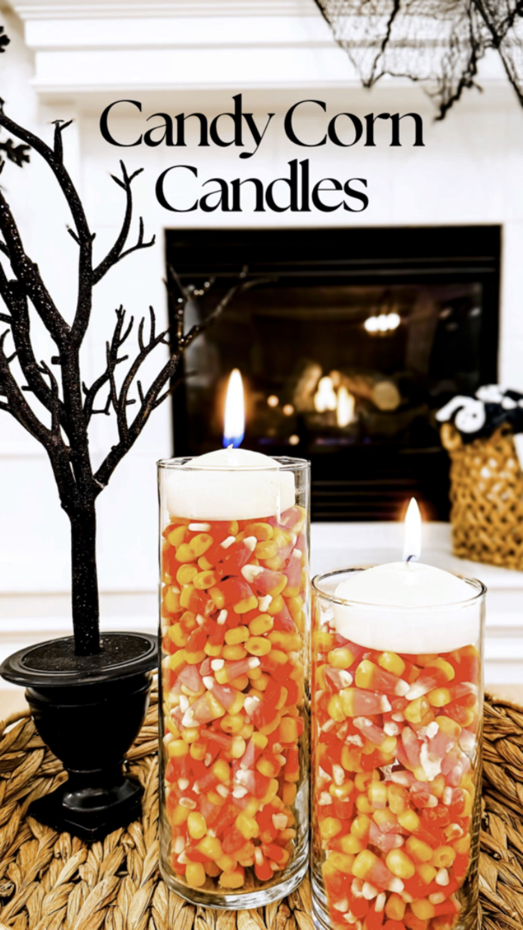 Candy Corn Candles. 🕯️🖤Ltk Halloween. Halloween decor. 

#LTKVideo #LTKSeasonal #LTKHome