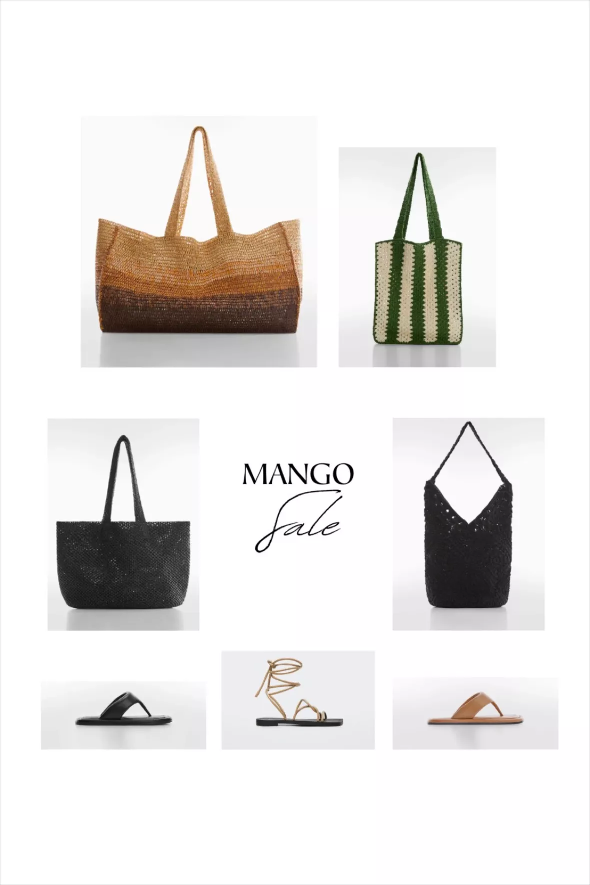 Mango Straw Beach Bag in Natural