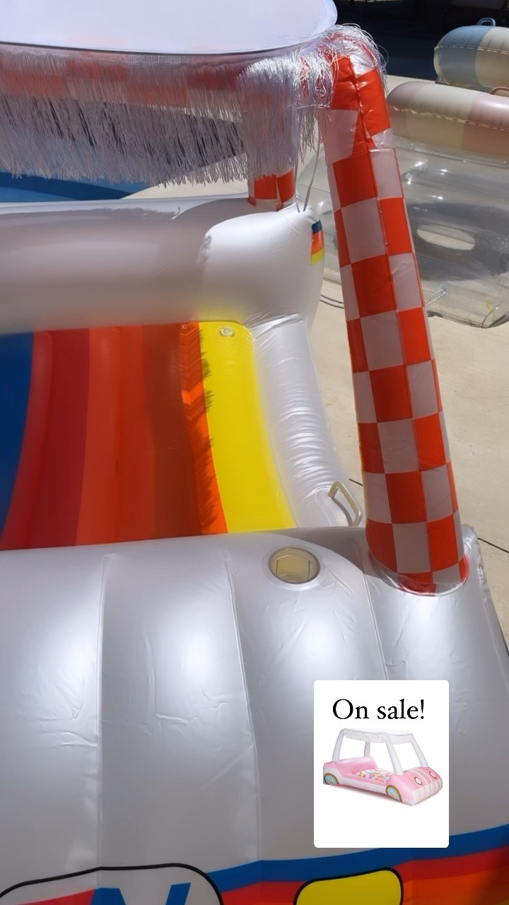 Pool toys including Malibu Barbie golf cart currently on sale golf cart float aviator nation golf cart float 

#LTKSaleAlert #LTKGiftGuide