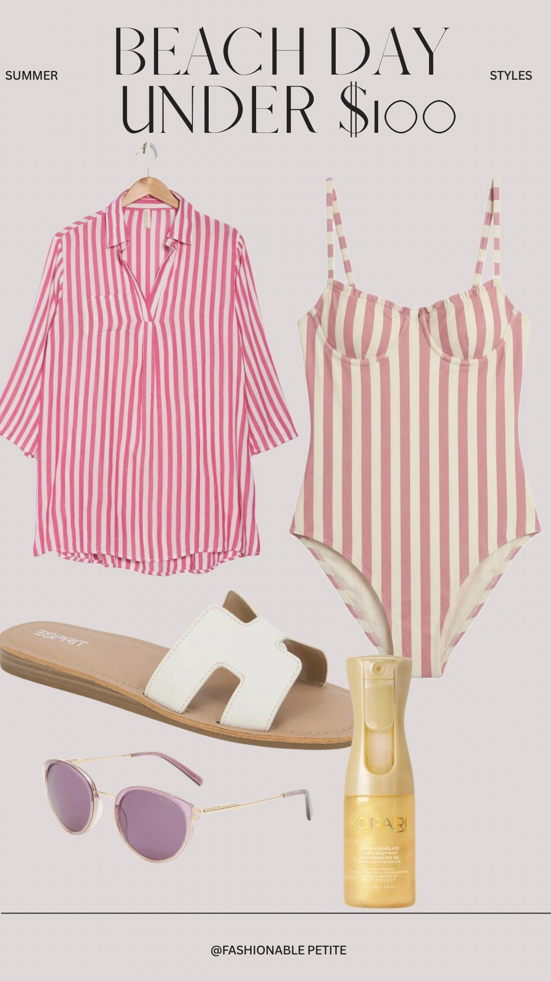 Outfit to wear to the beach or pool! Under $80.  

Beach outfit, swim suit, pool outfit, one piece swim

#LTKSaleAlert #LTKSwim